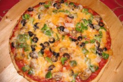 Vegetarian Hot Pizza